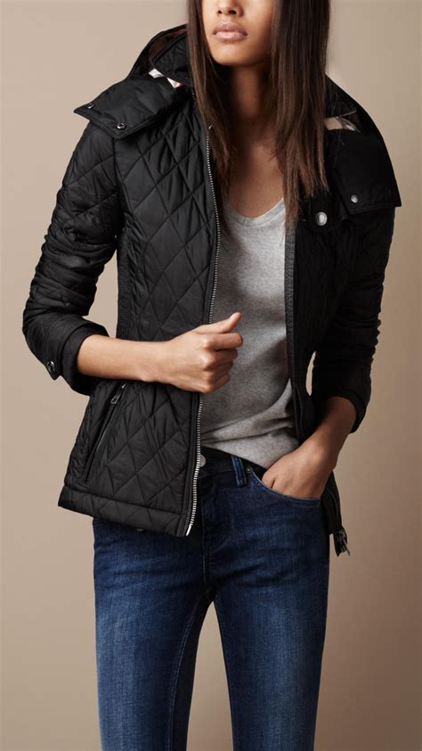 burberry quilted jacket womens uk